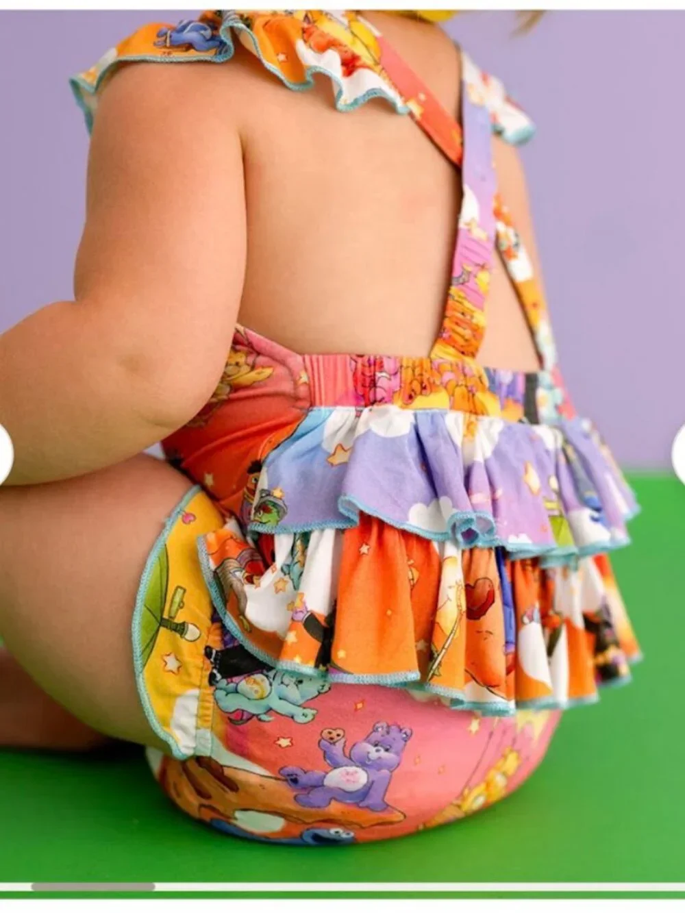 Posh Peanut Care BearsXSesame St Romper